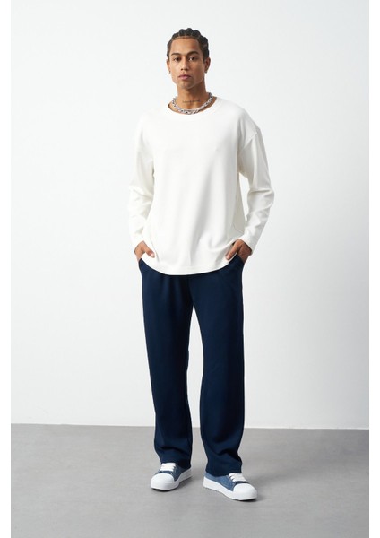 Esnek Modal Kumaş Baggy Erkek Pantolon