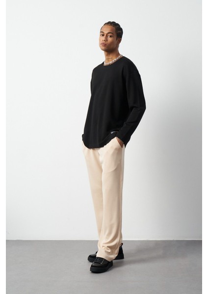 Esnek Modal Kumaş Baggy Erkek Pantolon fiyatları