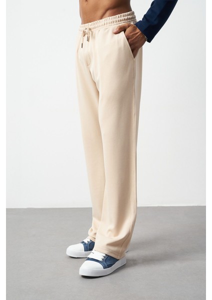 Esnek Modal Kumaş Baggy Erkek Pantolon fırsatları