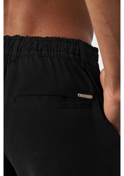 Süet Desenli Modal Baggy Erkek Pantolon