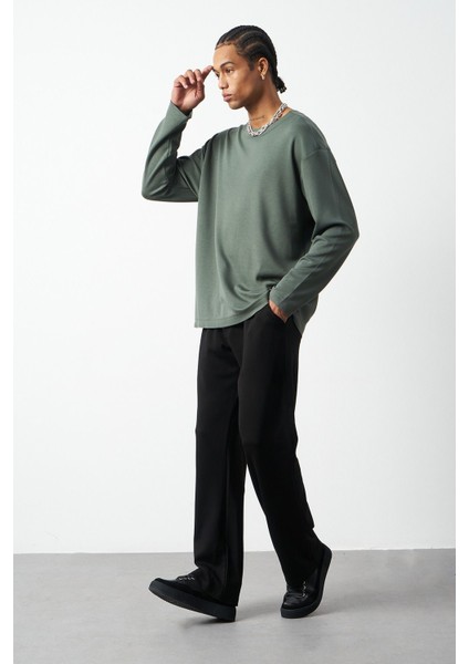 Esnek Modal Kumaş Baggy Erkek Pantolon