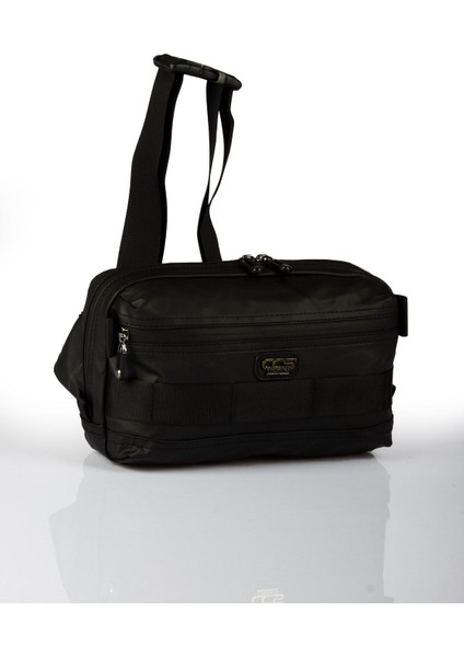 Şık ve kullanışlı siyah bel çantası, günlük stilinizi tamamlar.