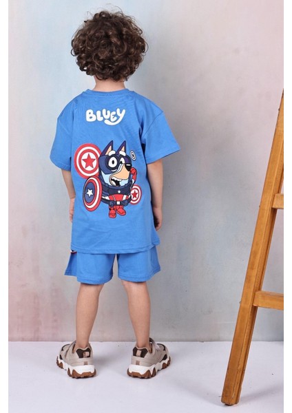 Erkek Çocuk Baskılı Tşört-Şort Takım modelleri