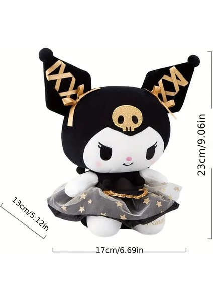 Kuromi Hello Kitty Özel Seri Sanrio 25 cm Peluş Oyuncak Sanrio Kuromi Plush Hediyelik Oyuncak fırsatları