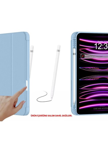Apple iPad 11.nesil 11 Inç 2025 Kılıf Premium Kalem Bölmeli Uyku Modlu Kapaklı Smart Case