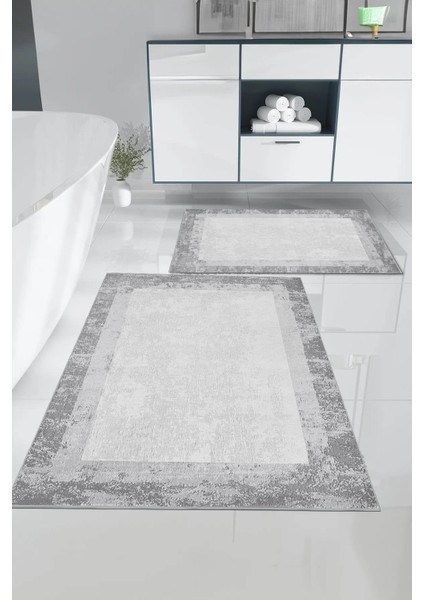 Dijital Baskılı Modern Kaymaz Taban Yıkanabilir Leke Tutmaz Salon Halısı Yolluk