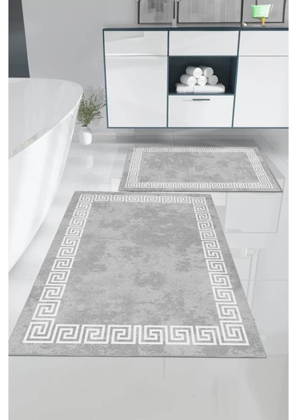 Dijital Baskılı Modern Kaymaz Taban Yıkanabilir Leke Tutmaz Salon Halısı Yolluk