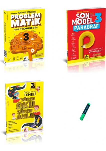 (Sınıf: 3) Problemmatik Son Model Paragraf Ve Süper Oku Anla