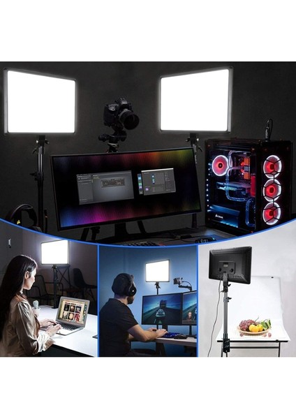 Megalux Profesyonel Fotoğraf ve Video Için Çekim Işığı Ring Lıght Stüdyo 12 Inç +2,1 Metre Tripod fırsatları