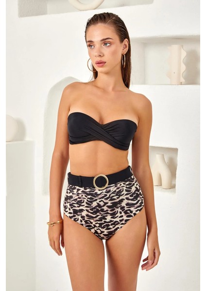 Dolgulu Straplez Bikini Takım 254232