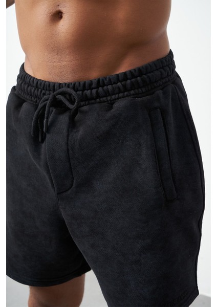 3 Iplik Efekt Yıkamalı Bermuda Erkek Şort indirimleri
