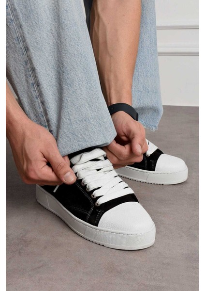 Deri Icon Sneaker Ayakkabı