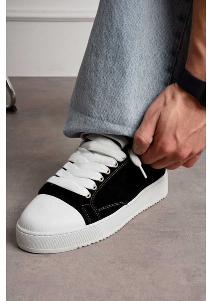 Deri Icon Sneaker Ayakkabı