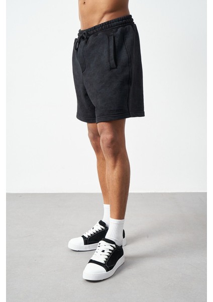 3 Iplik Efekt Yıkamalı Bermuda Erkek Şort fırsatları