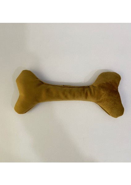 Silinebilir Kumaş Karışık Renk Çekiştirmeli Kemik Köpek Oyuncağı