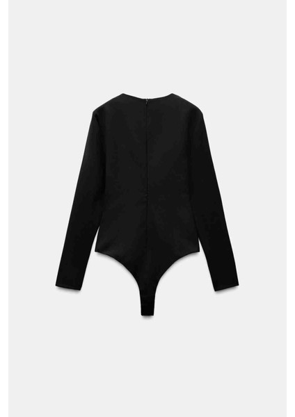 Allbucks Zara, Mücevher Detaylı Vatkalı Streç Bodysuit ABZRA1050 fiyatları