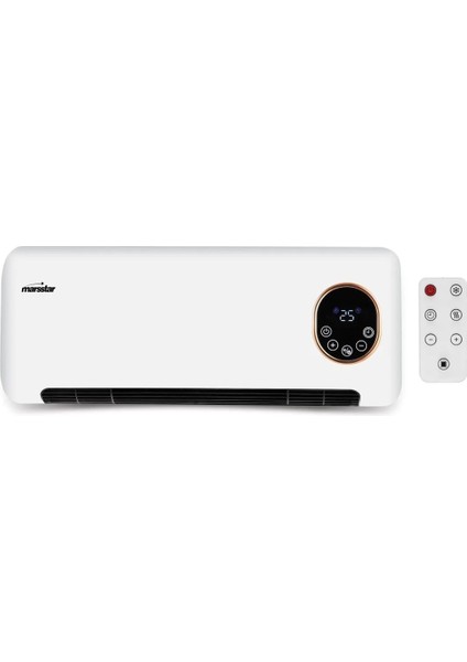 MS-210 2000 W Uzaktan Kumandalı Duvar Tipi Fanlı Isıtıcı