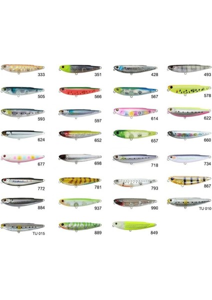 Zipbaits Fakie Dog 90MM Wdt Su Üstü 12GR Maket Balık RENK:333