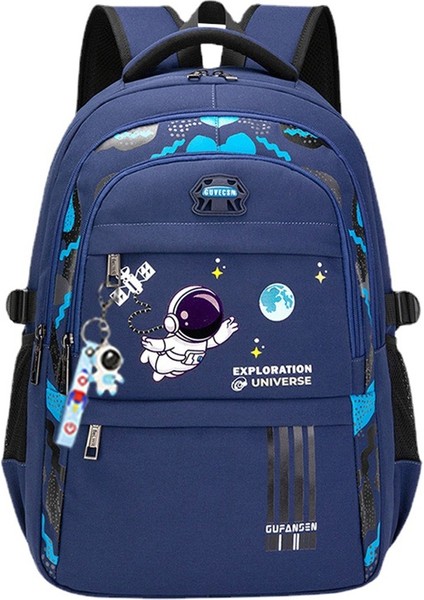 Nasa Astronot Figürlü Erkek Okul Sırt Çantası (Yurt Dışından)