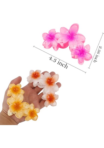 Üçlü Çiçekli Mandal Saç Tokası modelleri