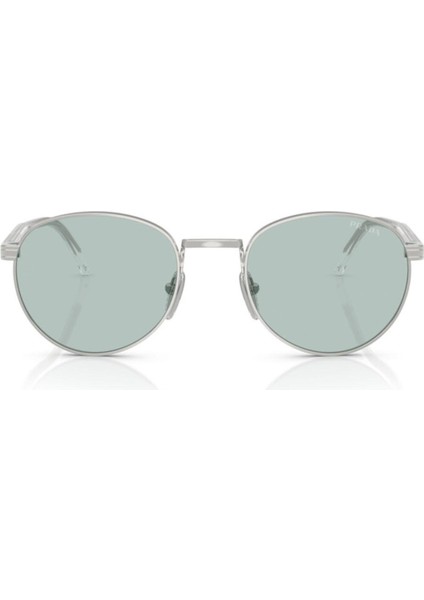 Pr B51S 1BC40N 53 Unisex Oval Gri Metal Güneş Gözlüğü
