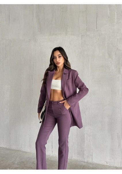 Preminyum Oversize Üst Alt Blazer Takım fırsatları