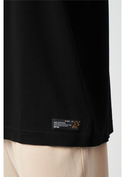 Oversize Uzun Kol Esnek Modal Erkek T-Shirt indirimleri