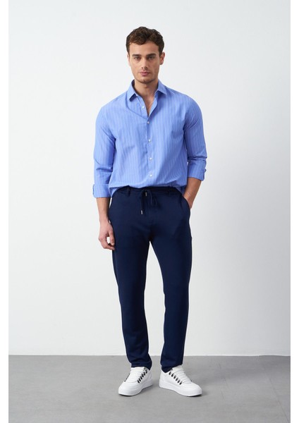 Boxy Fit Çizgili Erkek Gömlek fiyatları