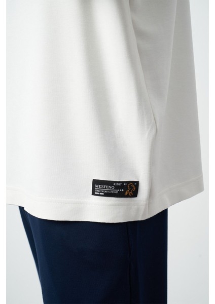 Oversize Uzun Kol Esnek Modal Erkek T-Shirt