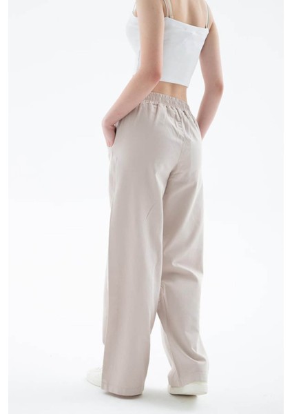 Yüksek Bel Palazzo Bej Kadın Pantolon 25Y0042K1 modelleri