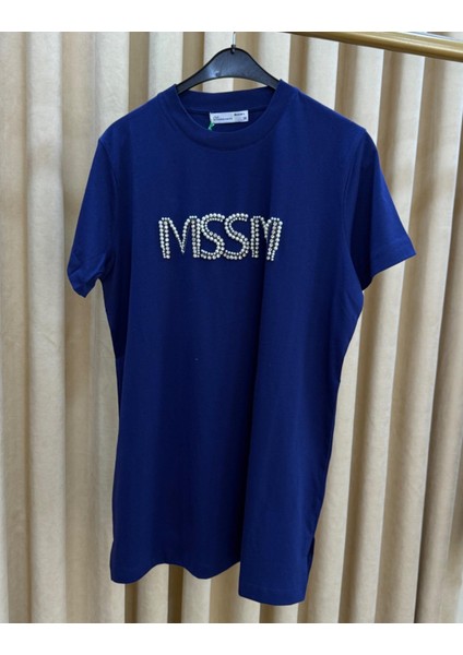 Missemramiss 4741 Mssm Taşlı Tshirt