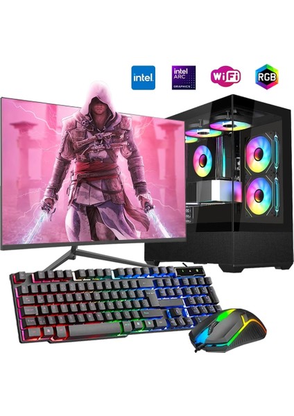 I7 13700F 16GB Ddr4 1tb M2 12GB Arc B580 27" 165Hz Monitörlü Oyun Bilgisayarı