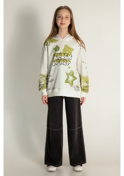 Dmb Boys & Gırls M 9587 Kız Over Sweat 9-14 Yaş modelleri