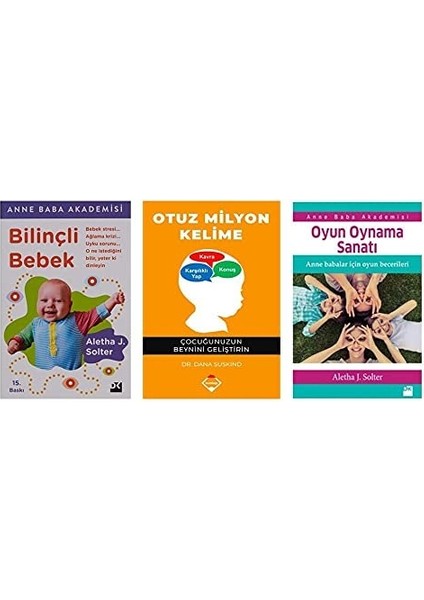 Bilincli Bebek-Otuzmilyon Kelime-Oyun Oynama Sanati= 3 Set