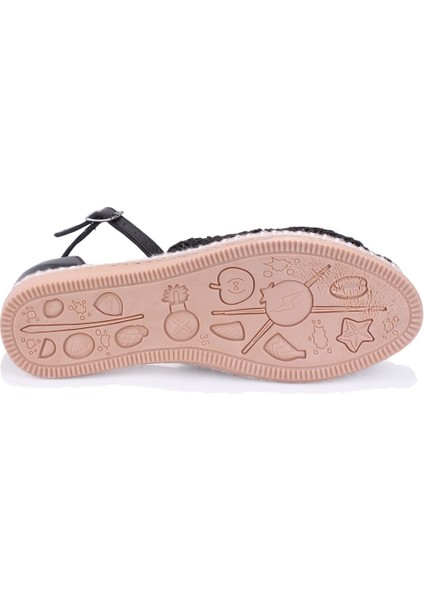 DZA07-1155198 Siyah Triko Günlük Babet Kadın Ayakkabı fırsatları