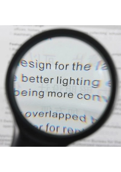 3 LED Işıklı 3X75 mm 45X22 mm El Büyüteç