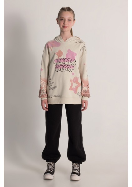 Dmb Boys & Gırls M 9587 Kız Over Sweat 9-14 Yaş modelleri