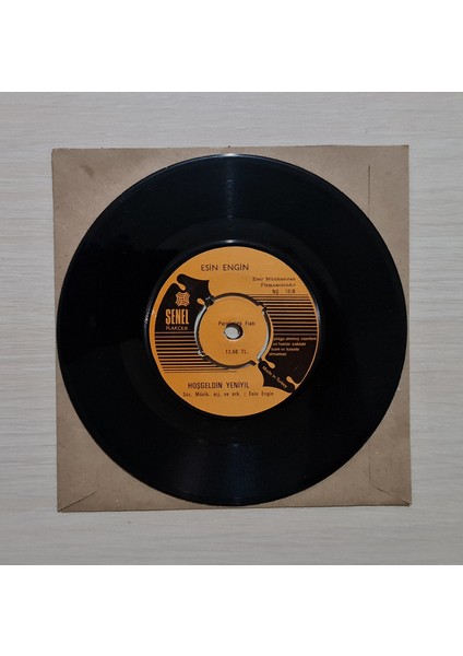 - Doğum Günün Kutlu Olsun Sevgili - Hoşgeldin Yeniyıl - 1974 - Dönem Baskı Plak - 45LIK - Kırkbeşlik fiyatları