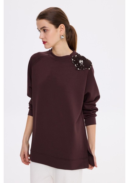 Missemramiss 4631 Aksesuarlı Comfort Sweatshirt fiyatları