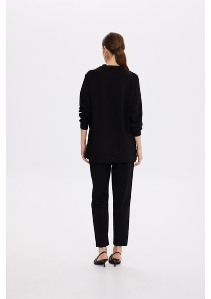 Missemramiss 4631 Aksesuarlı Comfort Sweatshirt modelleri