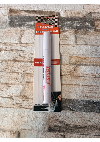 Beyaz Su Geçirmez Lastik Yazı Kalemi