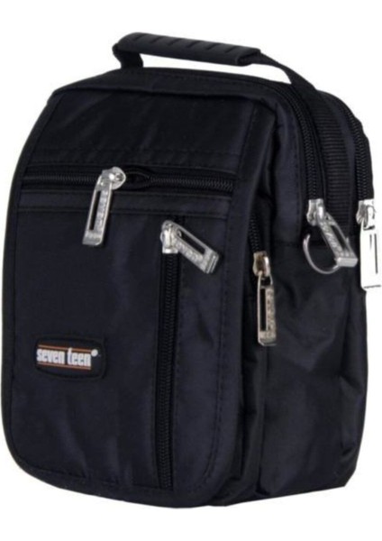 Guzıden 3460 Çok Gözlü Erkek El ve Omuz Askılı Çanta Siyah