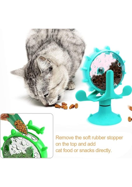 Kedi Mama Oyuncağı Sesli Fırıldak Interaktif