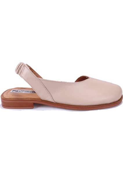 DZA07-60216233 Bej Günlük Ortopedik Deri Spor Kadın Sandalet fiyatları