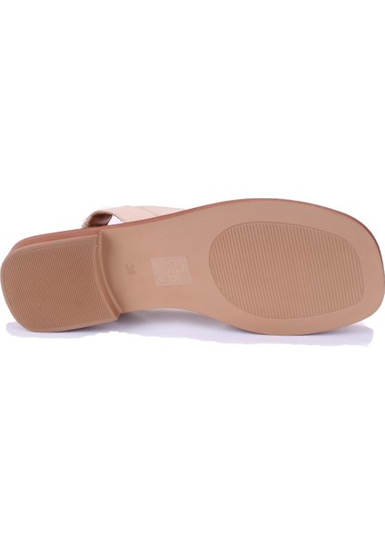 DZA07-60216233 Bej Günlük Ortopedik Deri Spor Kadın Sandalet fırsatları