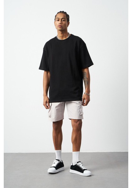 Oversize Dikiş Detaylı Premium Basic T-Shirt modelleri