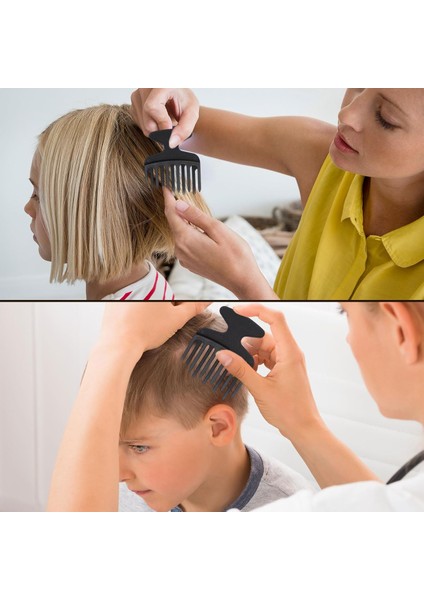 Double Carbon Afro Stil Perma Tarağı 715849