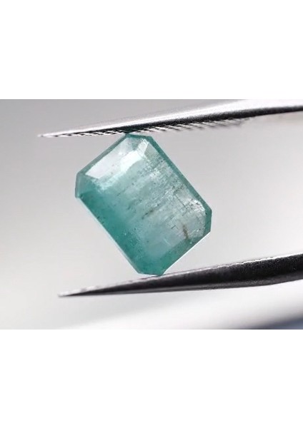 2.15 ct 8.7x6.5 mm Octagon Natural Emerald , Zambia