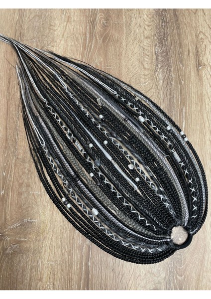 Rasta Mix Afrika Örgü Toka 35LI - Siyah & Koyu Gri Tonları