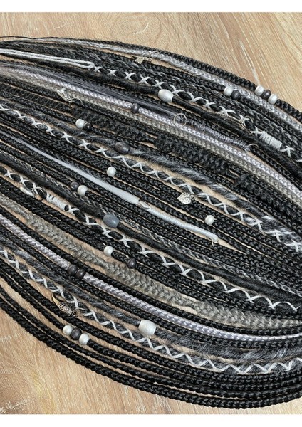 Rasta Mix Afrika Örgü Toka 35LI - Siyah & Koyu Gri Tonları fiyatları